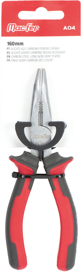 Macfer (A04) Carbon Steel Bent Nose Pliers