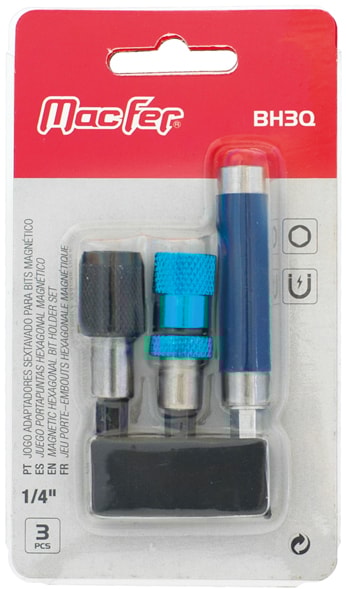 Jogo adaptadores sextavado para bits magnético (BH3Q)