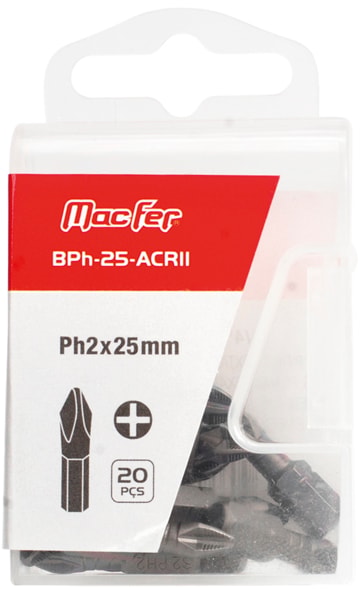 Bit sextavado philips Torsion (BPh-25-ACRII)