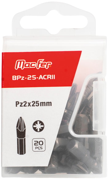 Pozidriv Torsion Hexagonal Bit (BPz-25-ACRII)