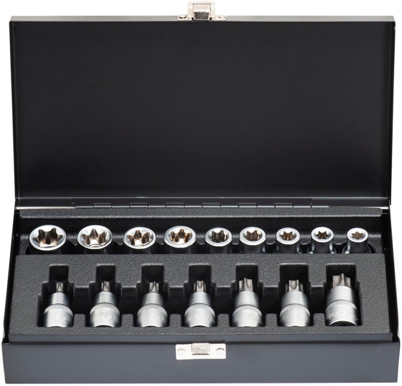 Juego de llaves de vaso Torx Cr-V (BS-40TE16)