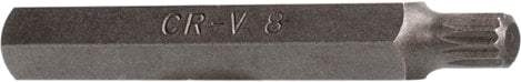 Bit sextavado estriado (BSP37)