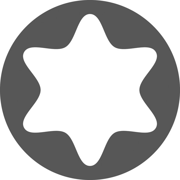 Bit sextavado torx (BT33)