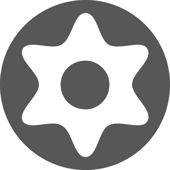 Chave "L" torx furada longa (CTH-L)