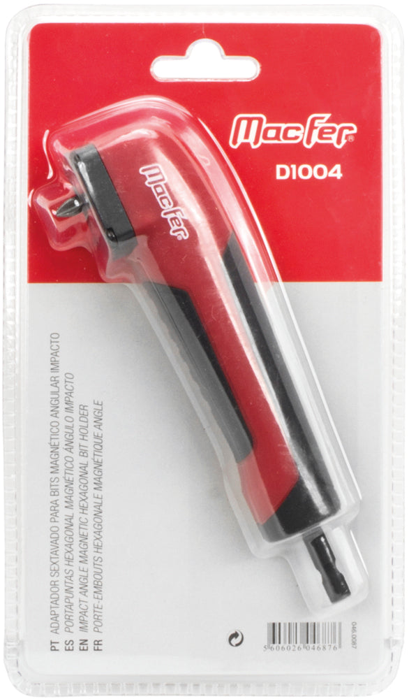 Adaptador Sextavado para Bits Magnético Angular Impacto Macfer (D1004)