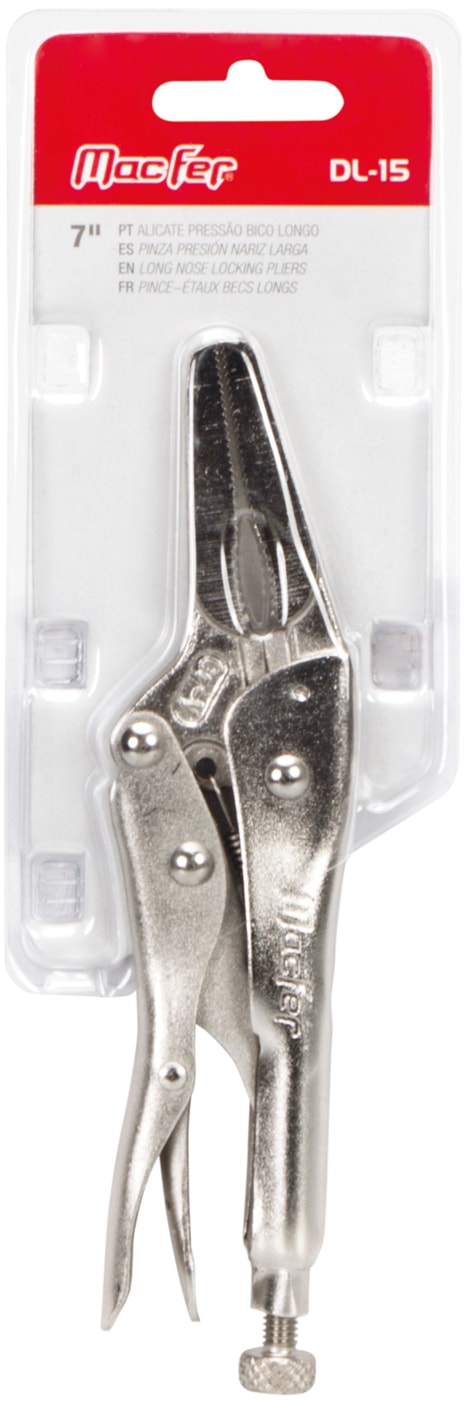 Alicate pressão bico longo (DL-15)