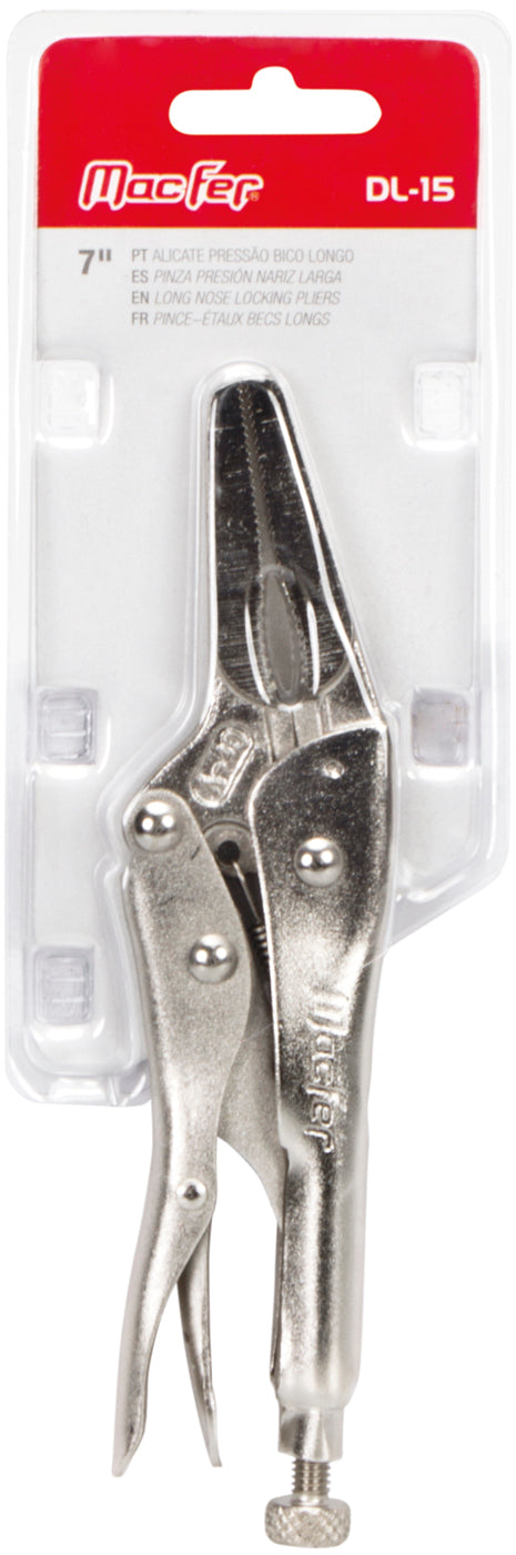 Macfer (DL-15) Long Nose Locking Pliers