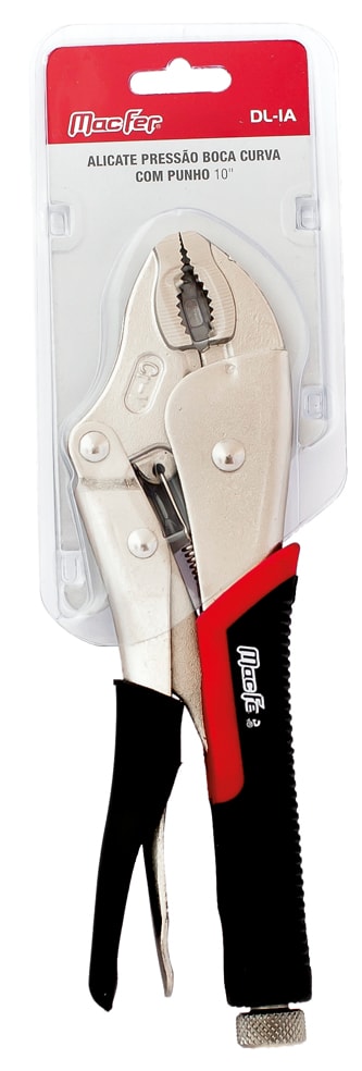 Alicates de presión con mordaza curva y mango (DL-IA)