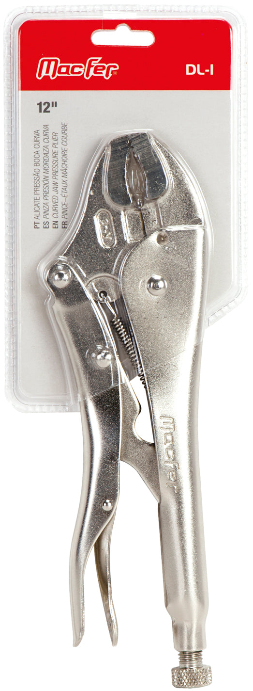 Macfer (DL-I) Curved Jaw Locking Pliers