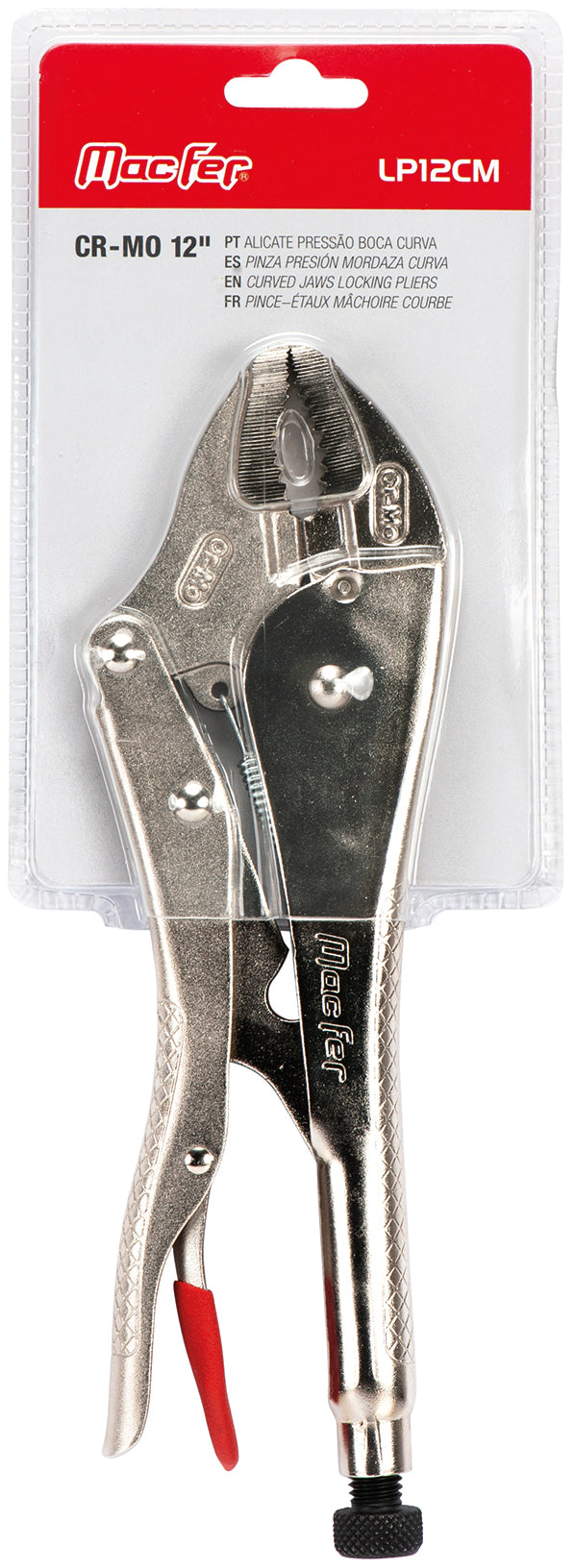 Alicates de presión de mandíbula curva Macfer (LP12CM)