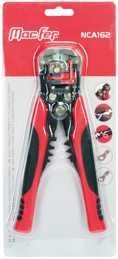 Macfer (NCA162) Automatic Terminal Crimping and Wire Stripping Pliers