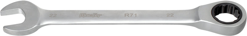 Llave combinada de carraca Macfer (R71) Cr-V