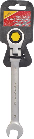 Llave combinada CR-V con carraca articulada (R81)