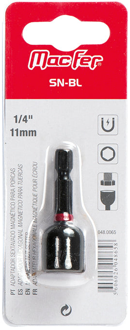 Adaptador Sextavado Magnético para Porcas Macfer (SN-BL)