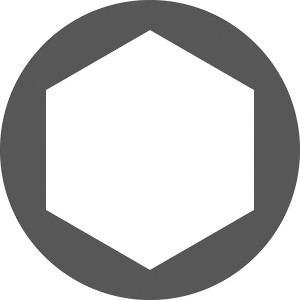 Juego de llaves de vaso hexagonales en forma de "L" (WLHR-119BL)