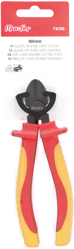 Alicate Cr-V VDE corte lateral (YX06)