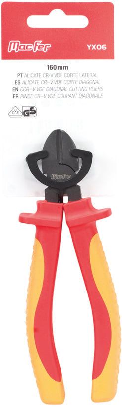 Alicates de corte lateral Macfer (YX06) Cr-V VDE