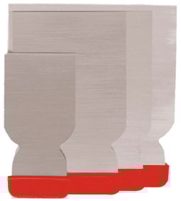 Jogo betumadeiras auto inox (CN2500-2)