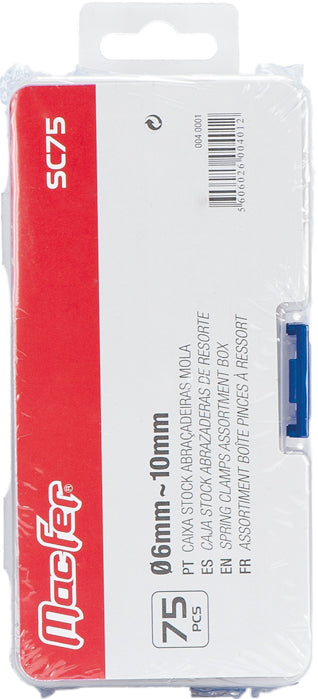 Caixa Stock Abraçadeiras Mola Macfer (SC75)