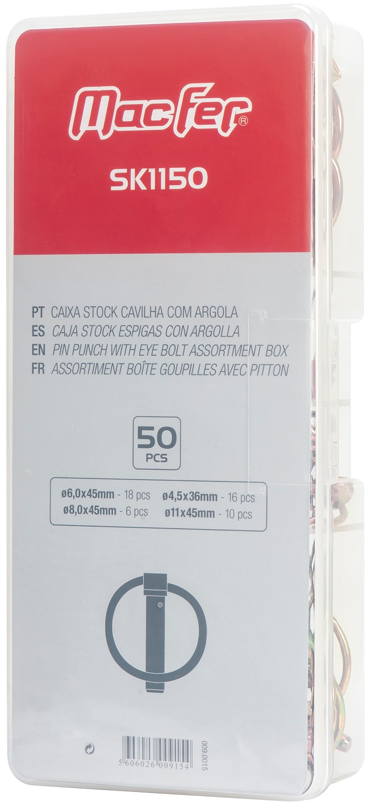 Box Stock Peg With Ring (SK1150)