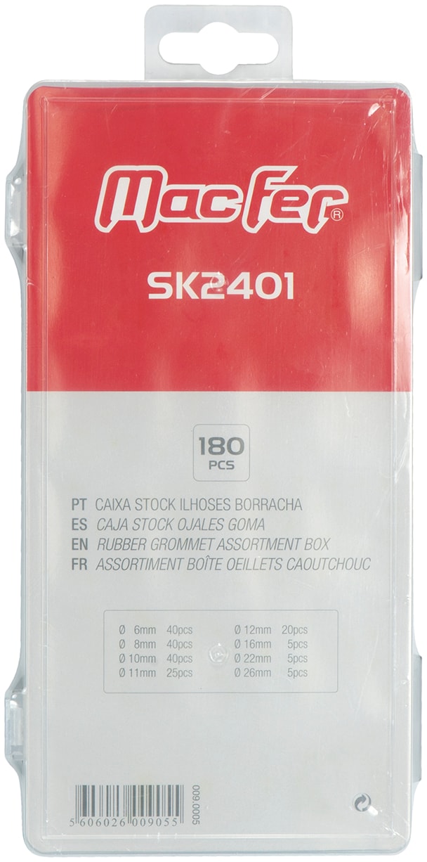Caja de almacenamiento con ojales de goma (SK2401)