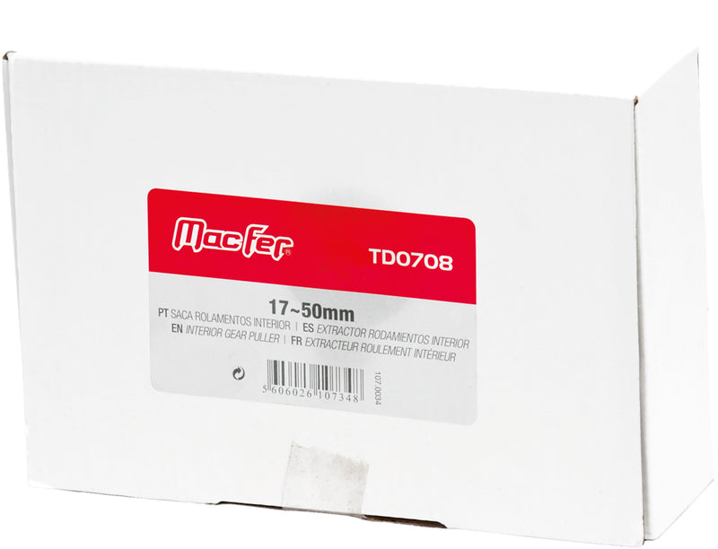 Extractor de rodamientos internos Macfer (TD0708)