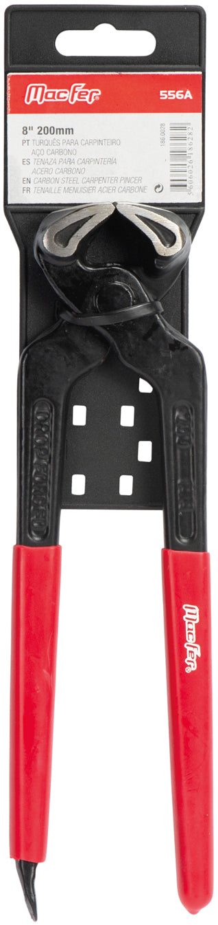 Macfer (556A) Carbon Steel Carpenter's Pincers