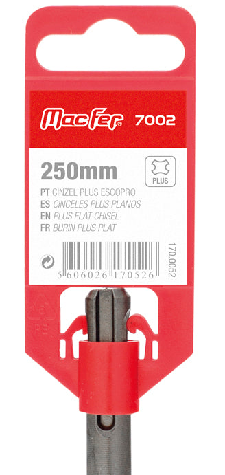 Cincel plano SDS-Plus Macfer (7002)