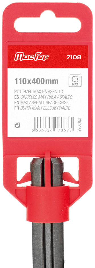 Macfer (7108) SDS-Max Asphalt Spade Chisel