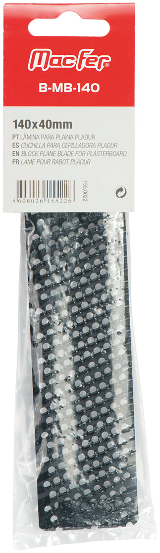 Lâmina para Plaina Gesso Cartonado Macfer (B-MB-140)