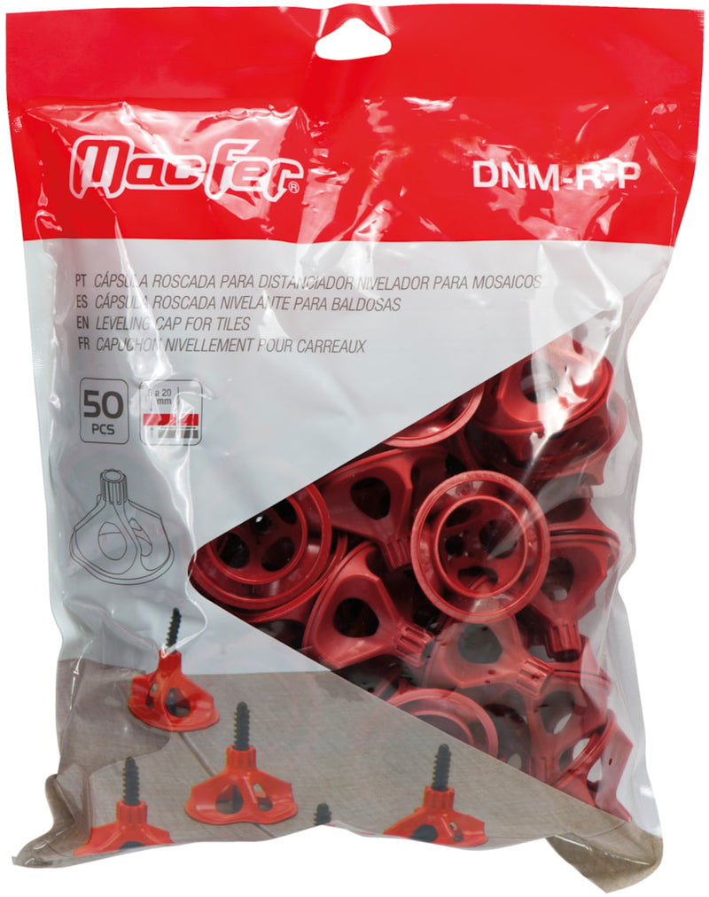 Threaded CaPSule For Leveling Spacer For Mosaics (DNM-R-P)