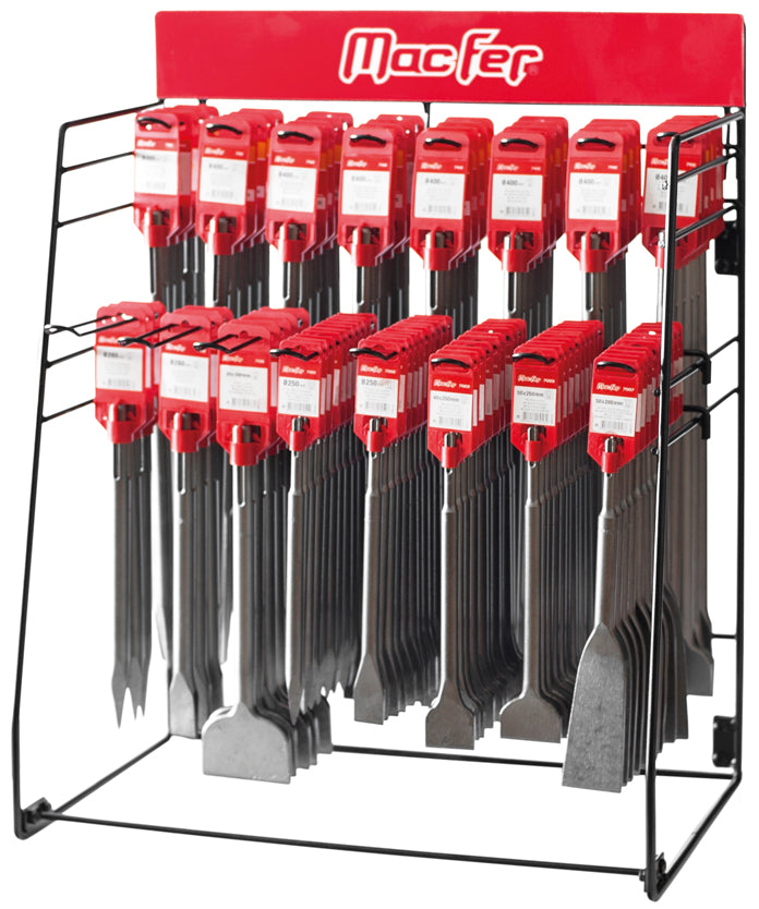 Macfer (EFP17) SDS-Plus & SDS-Max Chisel Display