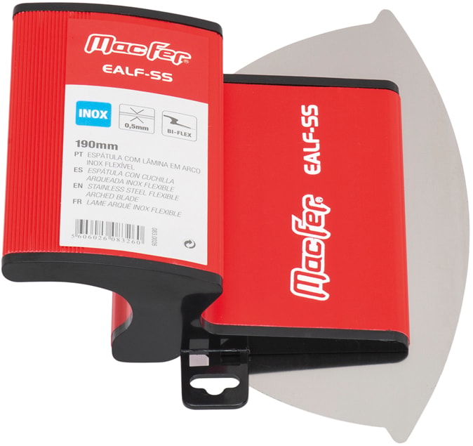 Spatula With Flexible Stainless Steel Arc Blade (EALF-SS)