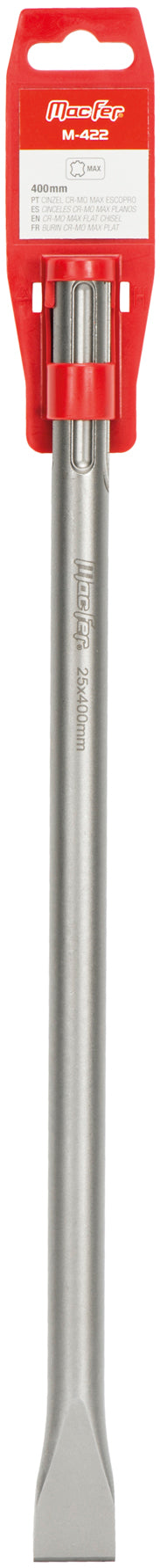 Cincel plano SDS-Max Macfer (M-422) 42cr-Mo