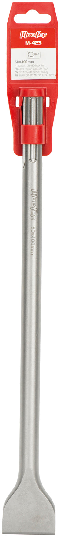 Macfer (M-423) cincel de pala SDS-Max 42cr-Mo