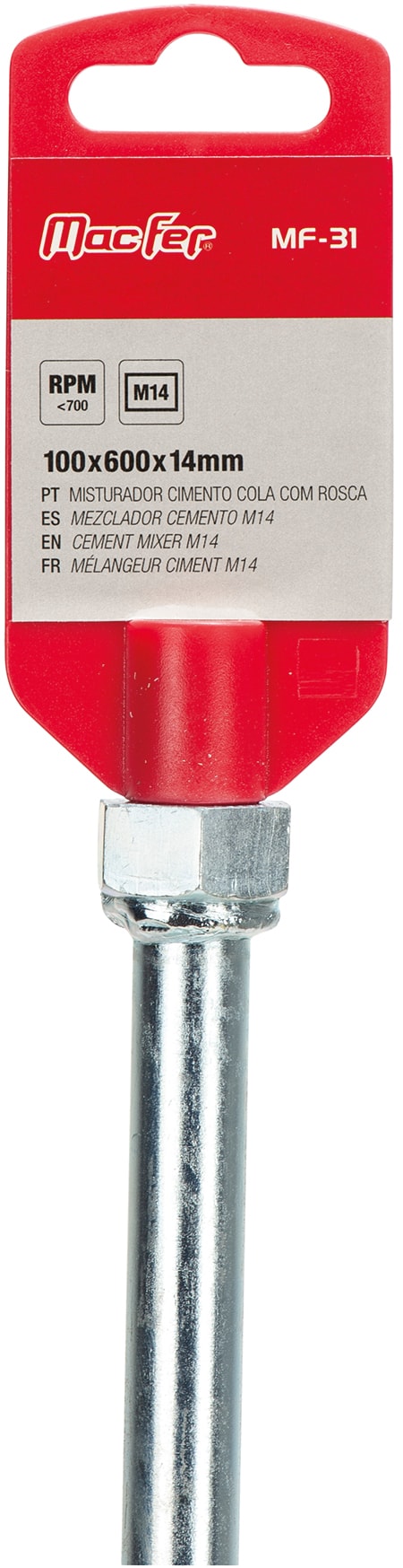 Mezcladora de adhesivo de cemento con rosca (MF-31)