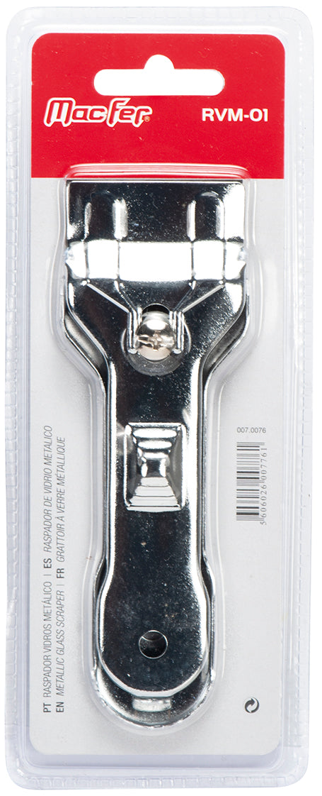 Rascador de vidrio de metal Macfer (RVM-01)