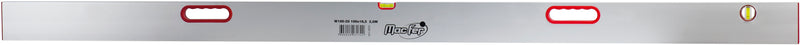 Macfer (W100) Aluminium Straightedge with Vials and Handles