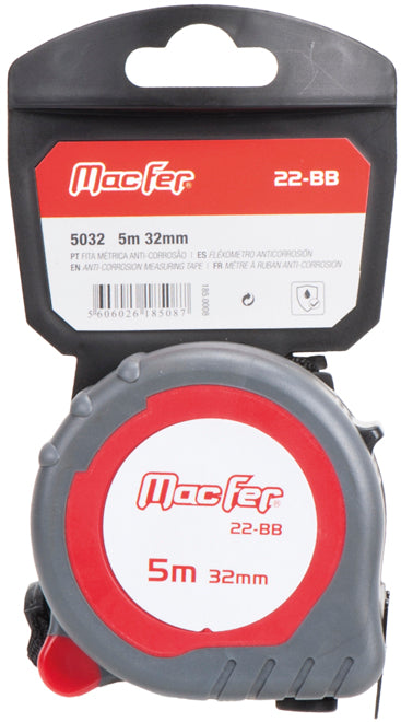 Macfer (22-BB) Anti-Corrosion Tape Measure