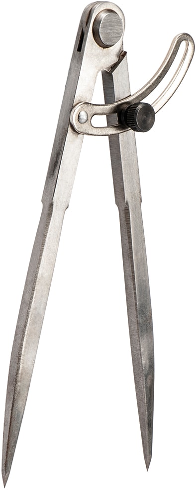 Carbon Steel Compass With Guide (CB-B)
