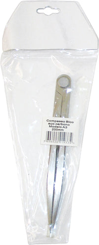 Compasso Bico Aço Carbono com Guia Macfer (CB-B)