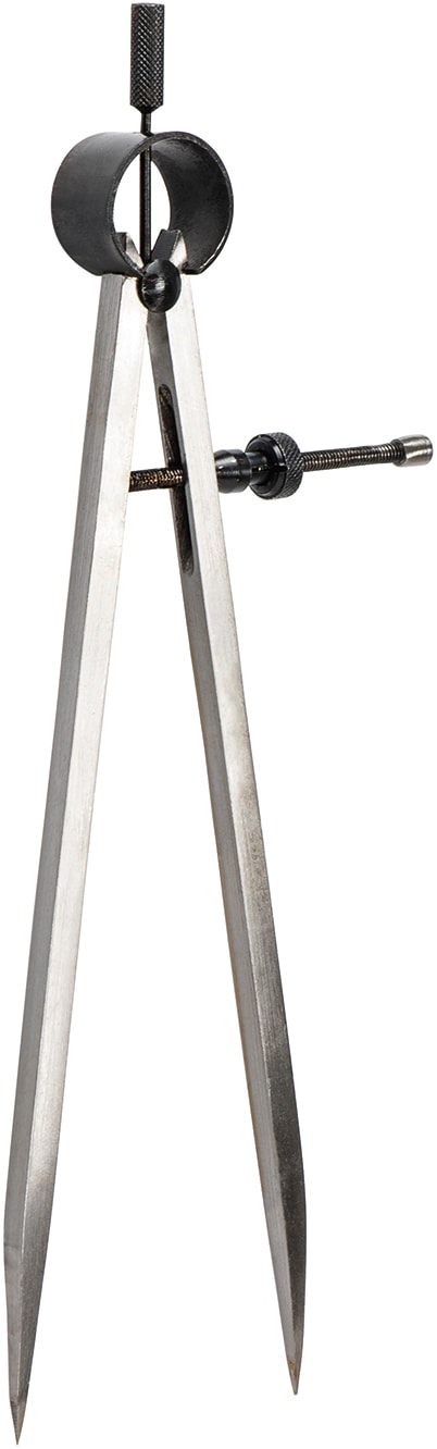 Carbon Steel Compass With Spring (CB-D)