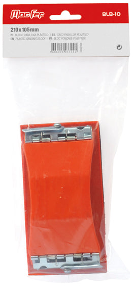 Bloque de lija de plástico Macfer (BLB-10)