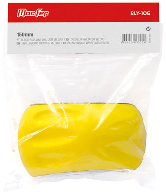 Macfer (BLY-106) Vinyl Sanding Block with Velcro