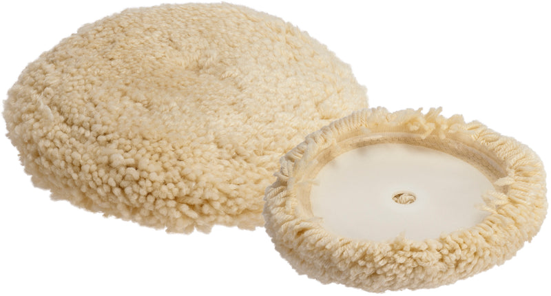 Bonete de pulido de lana cóncavo (Macfer BPC-03 Combi) con velcro
