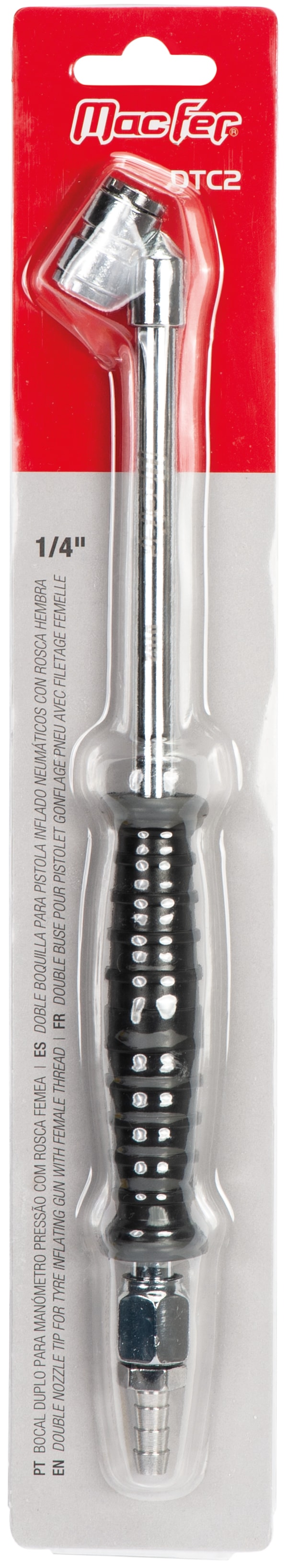 Double Nozzle For Pressure Gauge With Female Thread (DTC2)