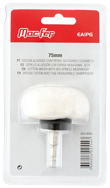 Cotton Brush With Hexagonal Mushroom-Shaped Handle (EAIPG)