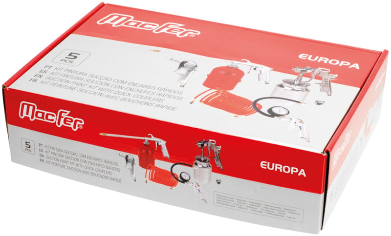 Kit de pintura por succión con conexiones rápidas (EUROPA)