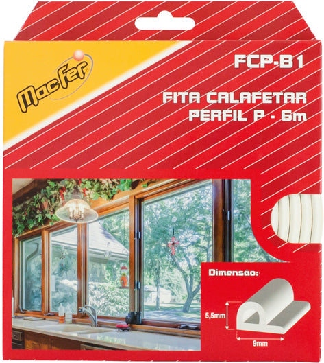 Macfer (FCP) "P" Profile Draught Seal Tape