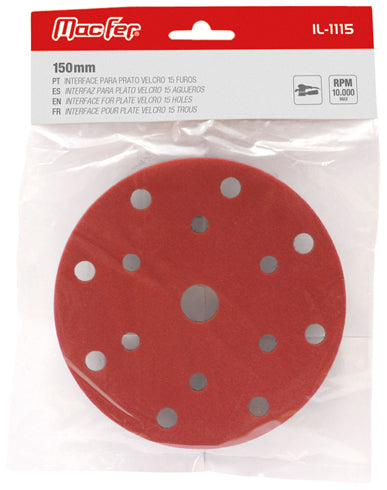 Interface para Prato Velcro 15 Furos Macfer (IL-1115)